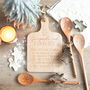 Christmas Gingerbread Man Recipe Board Serving Board, thumbnail 1 of 4