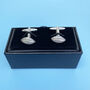 Pewter Rugby Ball Cufflinks, thumbnail 3 of 3