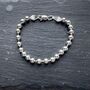 Chunky Sterling Silver Ball Bracelet, thumbnail 2 of 3