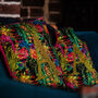 Tropical Liberty Fabric Personalised Cushion Gift, thumbnail 4 of 8