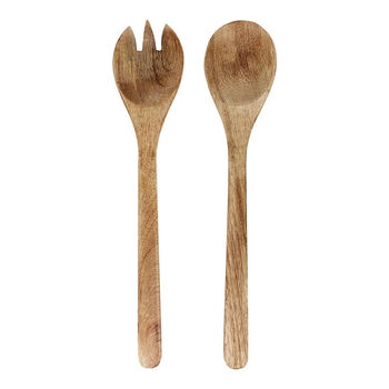 Mango Wood Salad Server Set, 2 of 2