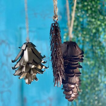 Vintage Pinecone Decorations Ltew002, 2 of 8
