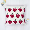 the strawberry cushion