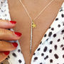 Constellation Zodiac Necklace With Star Charm, thumbnail 1 of 11