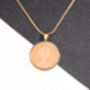 1976 50th Birthday Decimal One Penny Coin Pendant, thumbnail 2 of 5