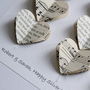 Personalised Golden Wedding Anniversary Heart Gift, thumbnail 6 of 12