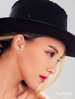 Balance Earrings Real White Topaz Gemstone, 8 of 12