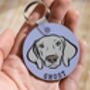 Weimaraner Dog Keyring, thumbnail 2 of 6