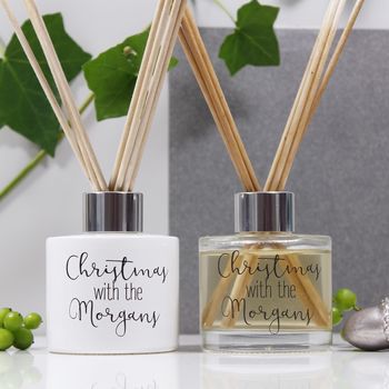 Personalised Family Christmas Reed Diffuser Gift Set, 8 of 11