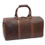 Luxury Brown Colombian Leather Holdall Personlaised, thumbnail 3 of 11