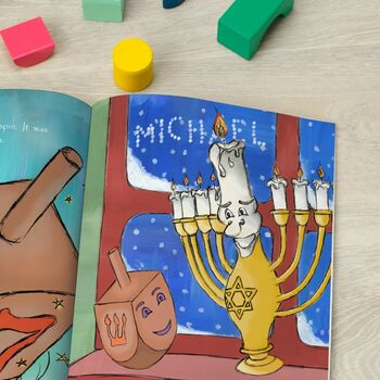 Personalised Hanukkah Story Book, 5 of 7