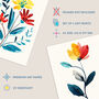 Set Three Wall Art Prints A4 Wildflowers Floral Bright, thumbnail 4 of 7