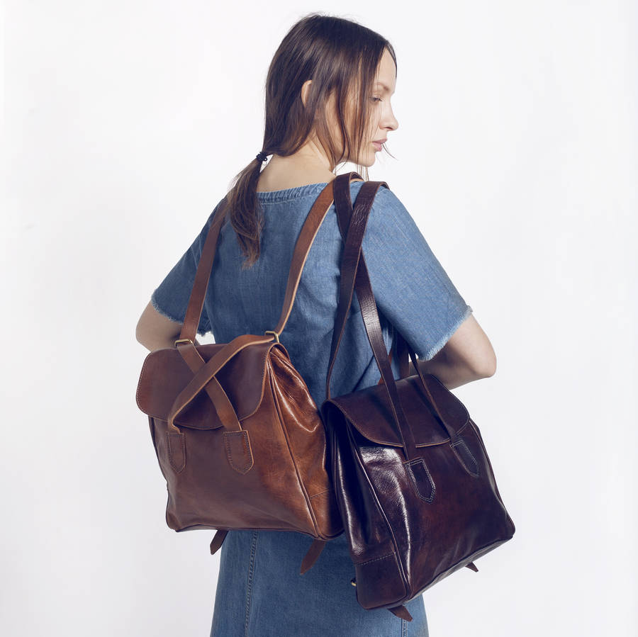 backpack with two side pockets