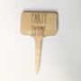Five Personalized Plant Marker Garden Herb Marker Tags, thumbnail 11 of 12