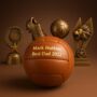 Personalised Vintage Tan Leather Football, thumbnail 1 of 11