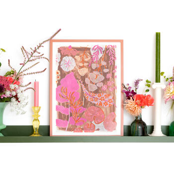 Pink Floral Print Set, 6 of 8