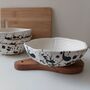 Textured Ceramic Dining Bowl Handmade, thumbnail 3 of 9