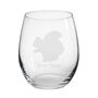 Personalised Squirrel Engraved Glass, thumbnail 4 of 6