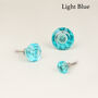 G Decor Coloured Faceted Glass Crystal Door Knobs, thumbnail 5 of 12