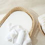 Luxury White Fabric Basket Changing Mat, thumbnail 2 of 4