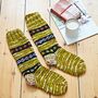 Handmade Nepalese Woollen Slipper Socks, thumbnail 3 of 7