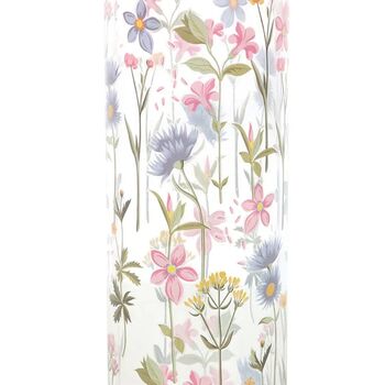 Floral Print Glass Water Bottle With Bamboo Lid, 4 of 4