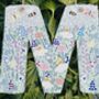 Personalised Initial Letter Decoration For Baby Child Custom Wall Hanging, thumbnail 3 of 12