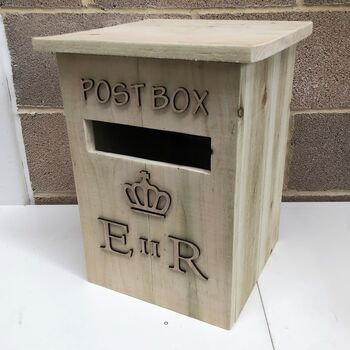Wooden Wedding Post Box, 5 of 5