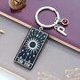 The Sun Tarot Card Personalised Keyring Whimsigoth. Witchy Accessories, thumbnail 1 of 9