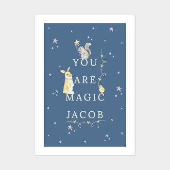 Personalised You Are Magic Art Print, 2 of 3