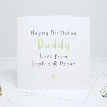 Daddy Personalised Birthday Card, 4 of 5
