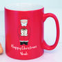 Personalised Red Santa Christmas Mug, thumbnail 1 of 2