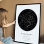 Personalised Star Map Print, thumbnail 1 of 9