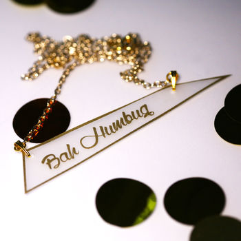 Bah Humbug Necklace, 5 of 5