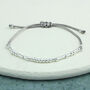 Sterling Silver 'A New Chapter' Morse Code Bracelet, thumbnail 4 of 7