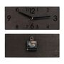 Scandinavian Style Minimalistic Dark Wall Clock, thumbnail 6 of 9