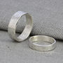 Personalised Silver His And Hers Rings, thumbnail 4 of 8