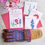 Womens Luxury Gardening Gloves And Flower Garden Seeds, thumbnail 1 of 8