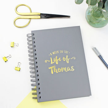 Personalised 'Start Any Date' Weekly Diary, 10 of 10
