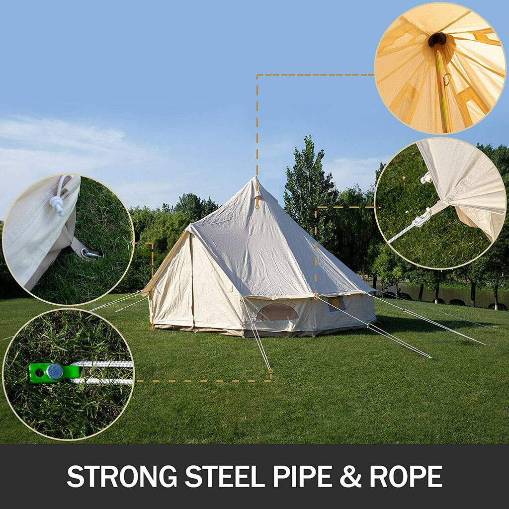 Glamping/Camping Tent With Stove Hole On Roof By Air Armor ...