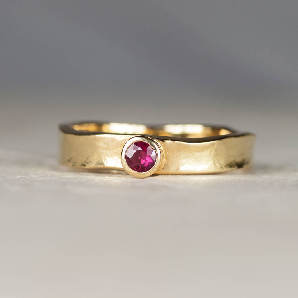 Ruby Heidi Mixed Metals Ring By Alison Moore Designs