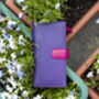 Purple And Multicolour Womans Leather Purse Wallet Rfid, thumbnail 2 of 12