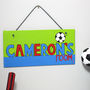Personalised Football Team Canvas Sign, thumbnail 5 of 11