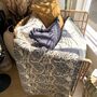 Handmade Block Printed Indian Cotton Quilt, thumbnail 2 of 6