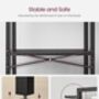 Four Tier Bookshelf Industrial Shelving Unit Bookcase, thumbnail 5 of 7