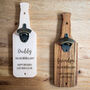 Personalised Wall Mounted Bottle Opener Gift For Him You Are Beerilliant, thumbnail 5 of 6