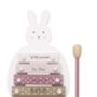 Personalised Polka Dot Kids Wooden Pink Bunny Xylophone Toy, thumbnail 1 of 2