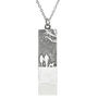 Personalised Dog Lovers Necklace In Sterling Silver, thumbnail 2 of 4