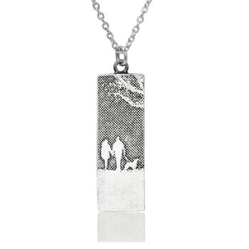 Personalised Dog Lovers Necklace In Sterling Silver, 2 of 4