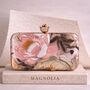Salqin | Floral Printed Embroidery Clutch Bag, thumbnail 6 of 7